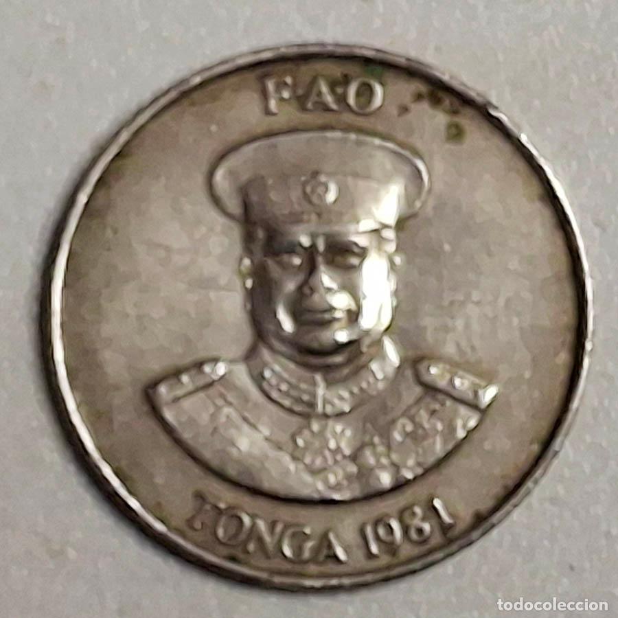 Monedas antiguas de Europa: Tonga, 20 Senti 1981