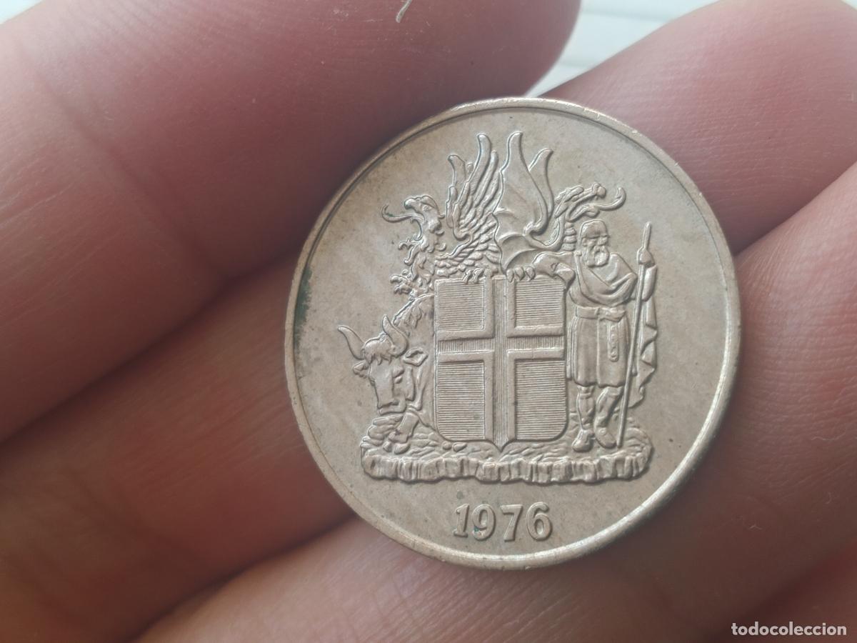 Monedas antiguas de Europa: Islandia 10 Coronas 1976