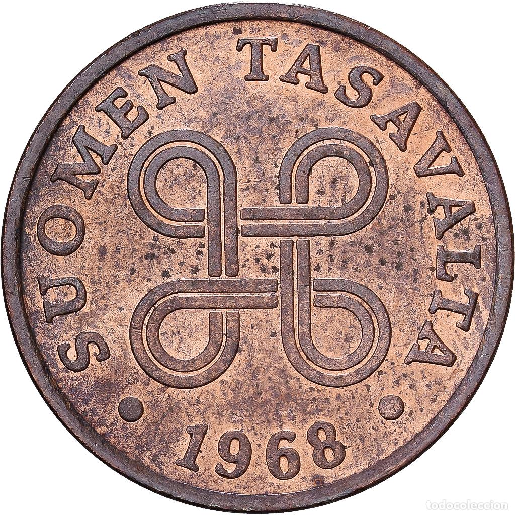 Monedas antiguas de Europa: [#1224434] Finlandia, Penni, 1968, Cobre, MBC, KM:44