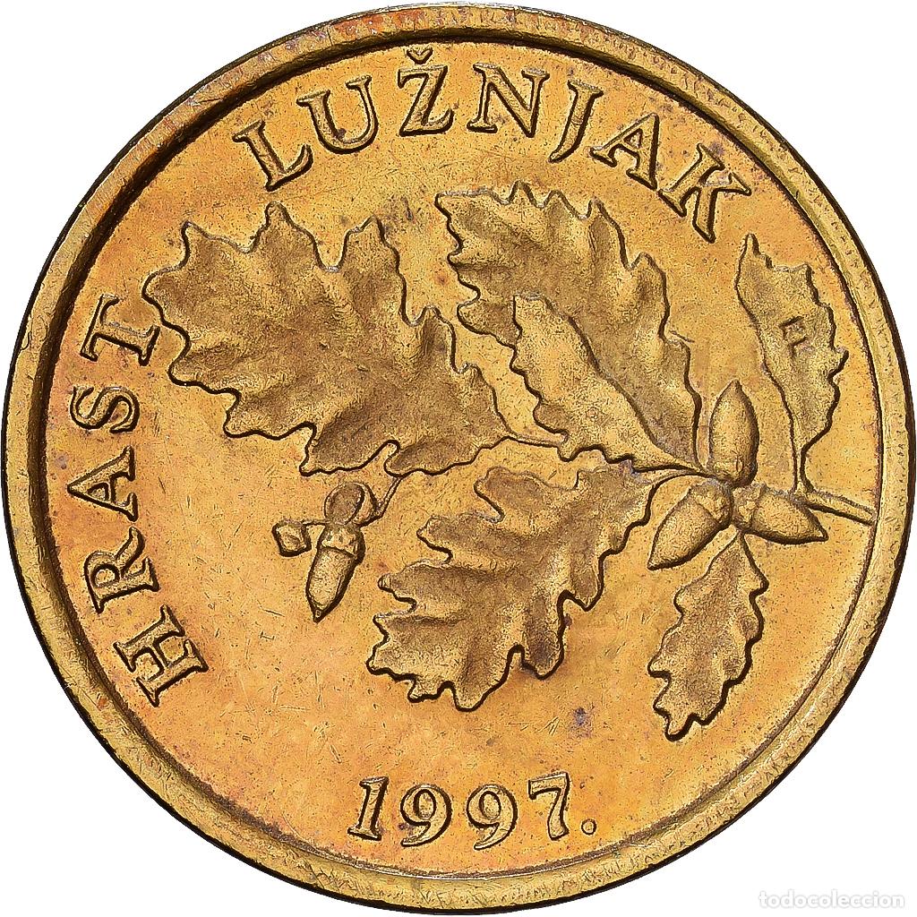 Monedas antiguas de Europa: [#1224461] Croacia, 5 Lipa, 1997, Lat&oacute;n chapado en acero, EBC, KM:5