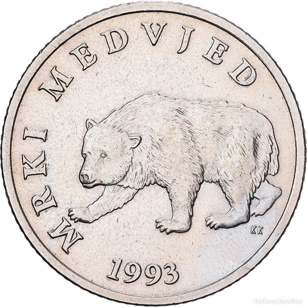 Monedas antiguas de Europa: [#1224463] Croacia, 5 Kuna, 1993, Cobre - n&iacute;quel - cinc, MBC+, KM:11