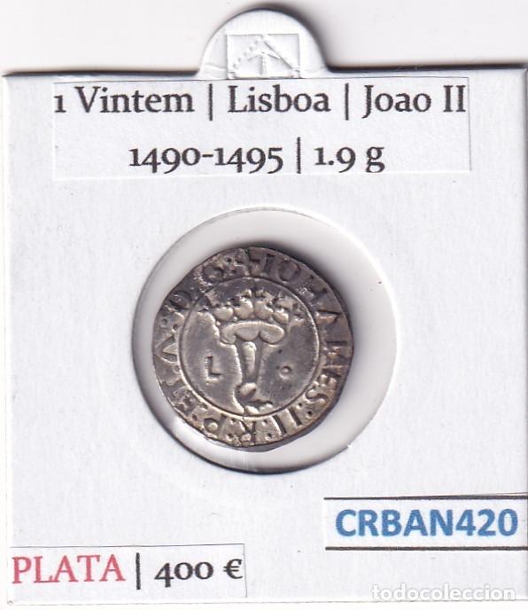 Monedas antiguas de Europa: CRBAN420 MONEDA PORTUGAL VINTEM (VER DESCRIPCION EN FOTOS)