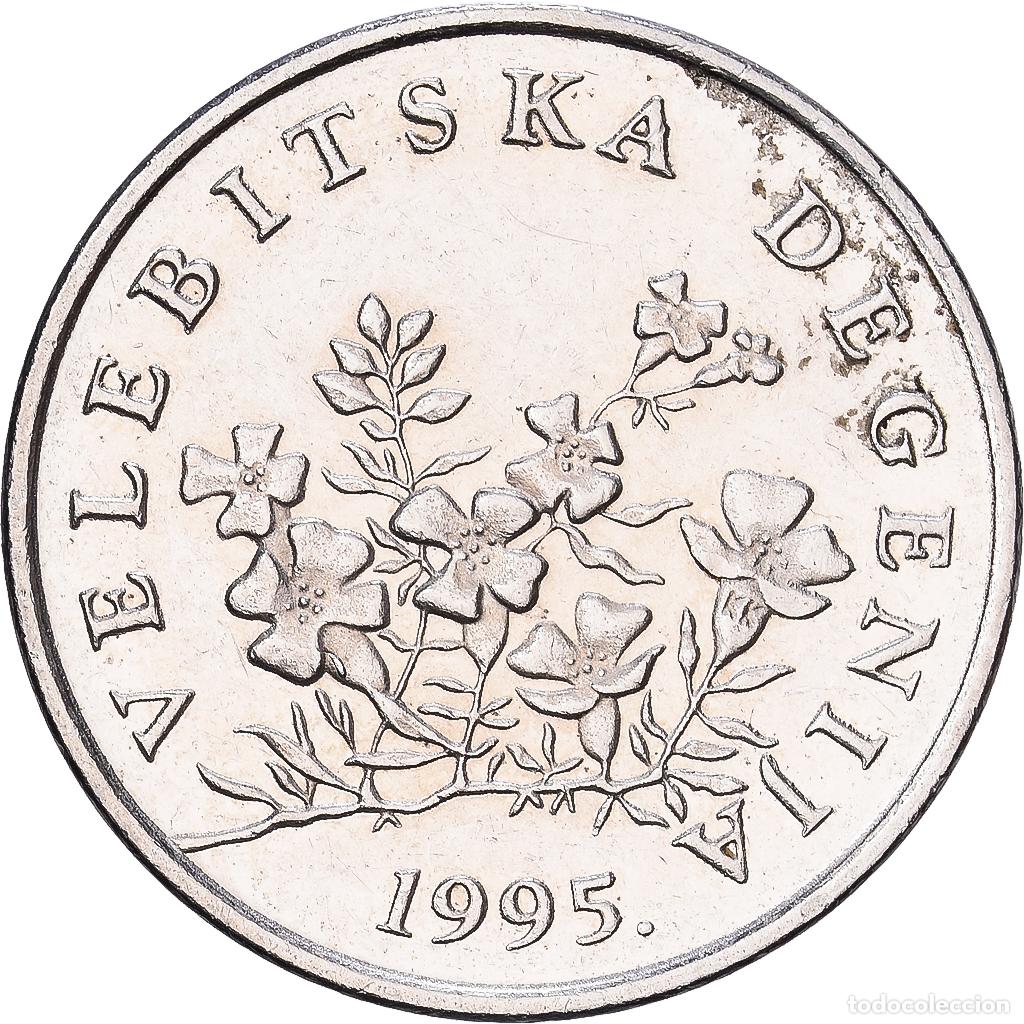 Monedas antiguas de Europa: [#1224467] Croacia, 50 Lipa, 1995, N&iacute;quel chapado en acero, MBC, KM:8