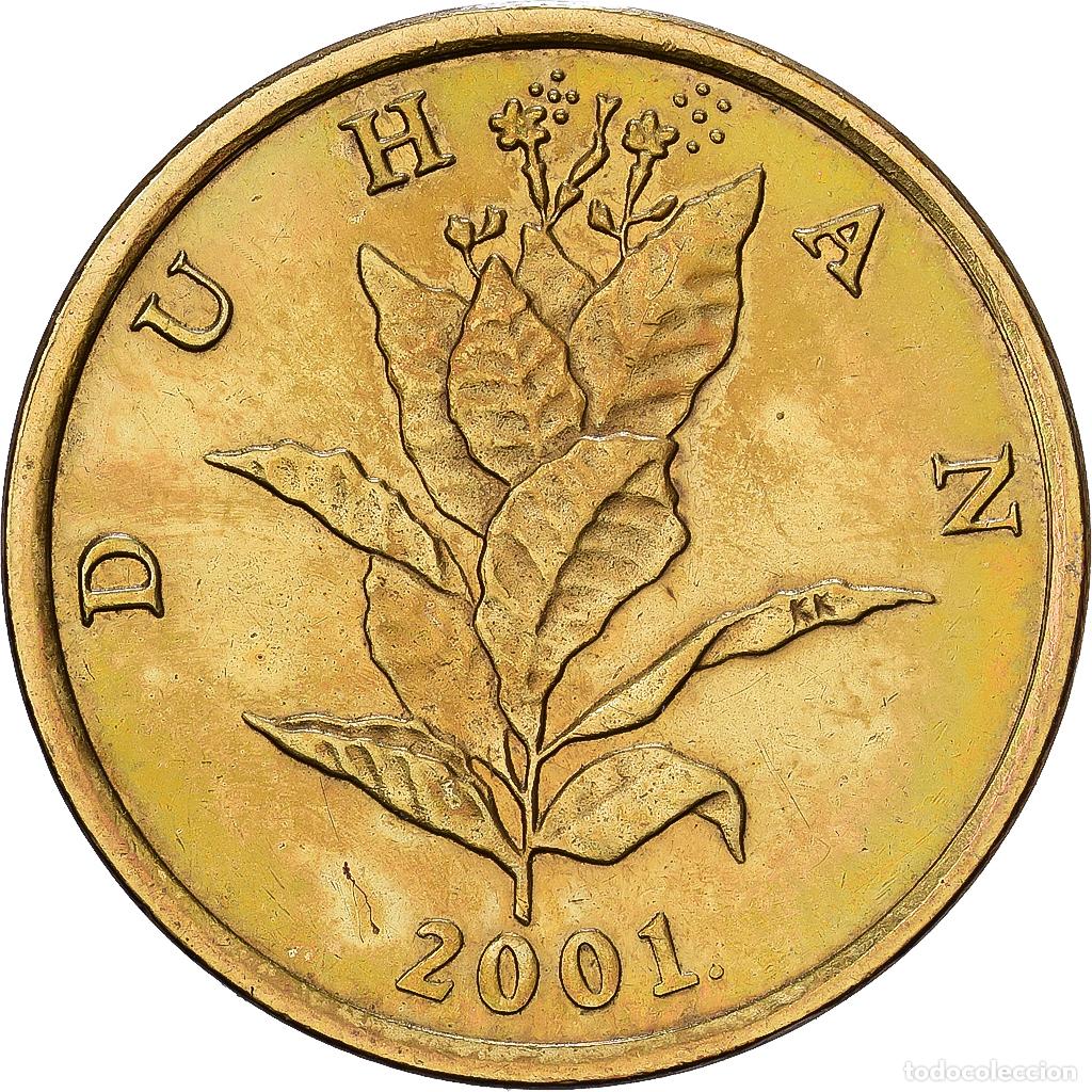 Monedas antiguas de Europa: [#1224469] Croacia, 10 Lipa, 2001, Lat&oacute;n chapado en acero, MBC+, KM:6
