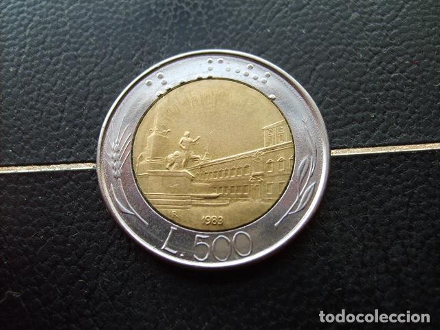 Monedas antiguas de Europa: ITALIA 500 LIRAS 1983