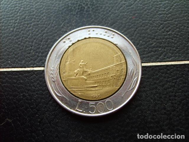Monedas antiguas de Europa: ITALIA 500 LIRAS 1985