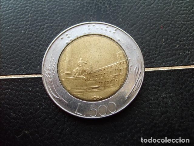 Monedas antiguas de Europa: ITALIA 500 LIRAS 1988