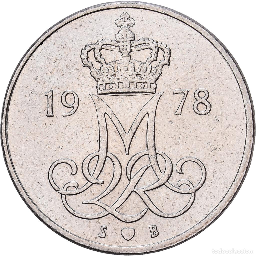 Monedas antiguas de Europa: [#1224516] Dinamarca, Margrethe II, 10 &Ouml;re, 1978, Copenhagen, Cobre - n&iacute;quel, EBC