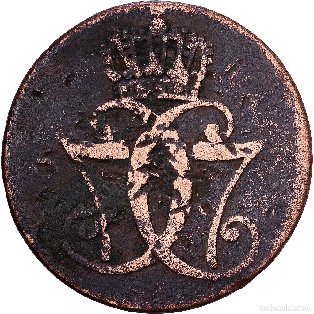 Monedas antiguas de Europa: [#1224530] Dinamarca, Christian VII, Skilling, 1771, Cobre, BC+, KM:616.1