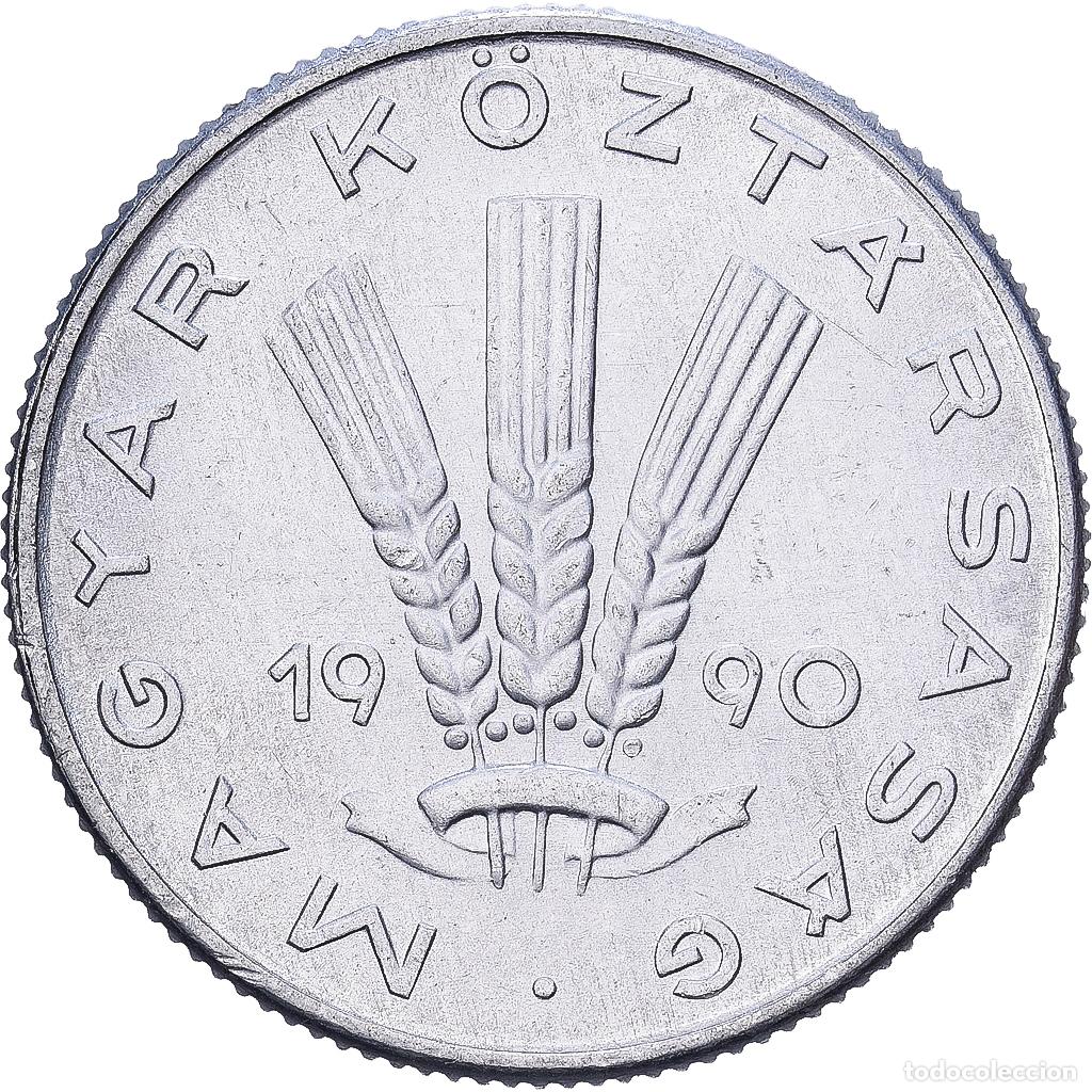 Monedas antiguas de Europa: [#1224538] Hungr&iacute;a, 20 Fill&eacute;r, 1990, Budapest, Aluminio, MBC+, KM:676