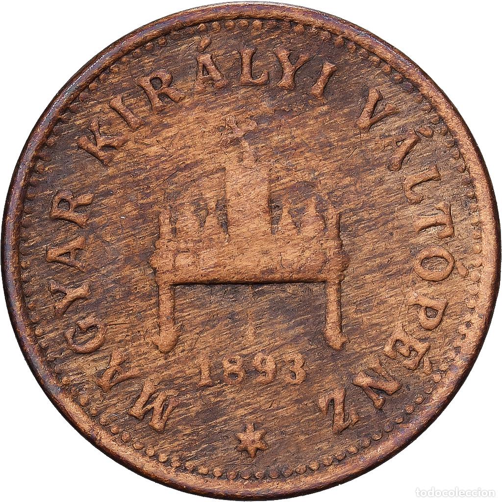 Monedas antiguas de Europa: [#1224550] Hungr&iacute;a, Franz Joseph I, Filler, 1893, Kormoczbanya, Bronce, BC+, KM:480