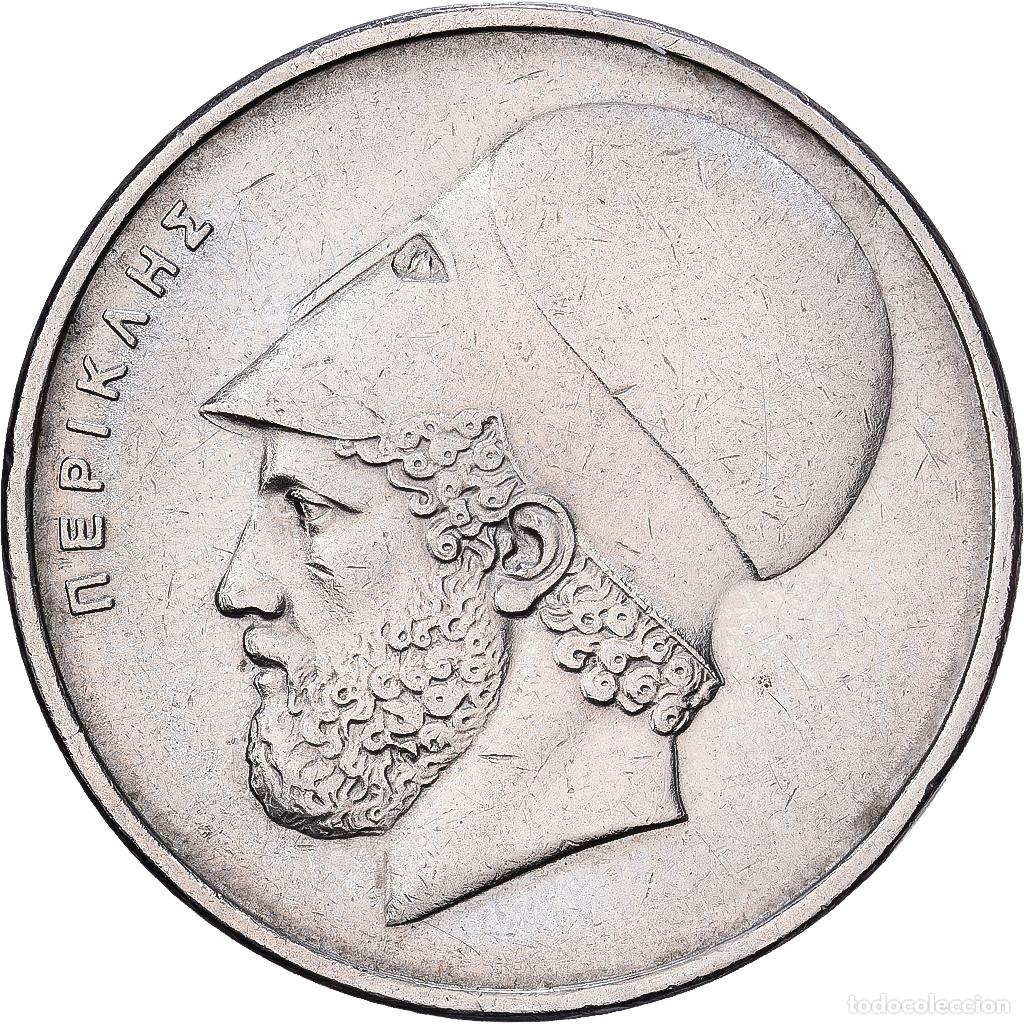Monedas antiguas de Europa: [#1224553] Grecia, 20 Drachmai, 1976, Cobre - n&iacute;quel, MBC, KM:120