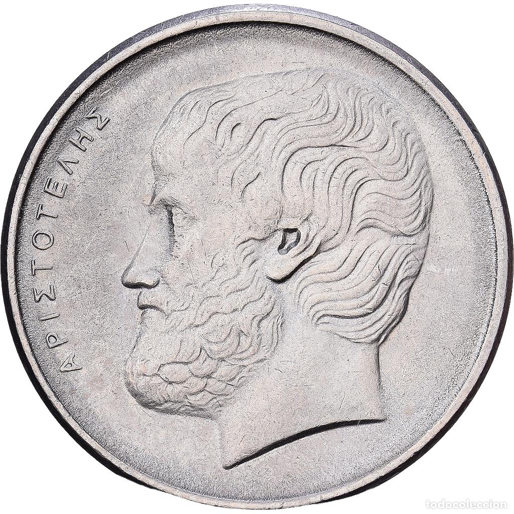 Monedas antiguas de Europa: [#1224551] Grecia, 5 Drachmes, 1982, Cobre - n&iacute;quel, MBC, KM:131