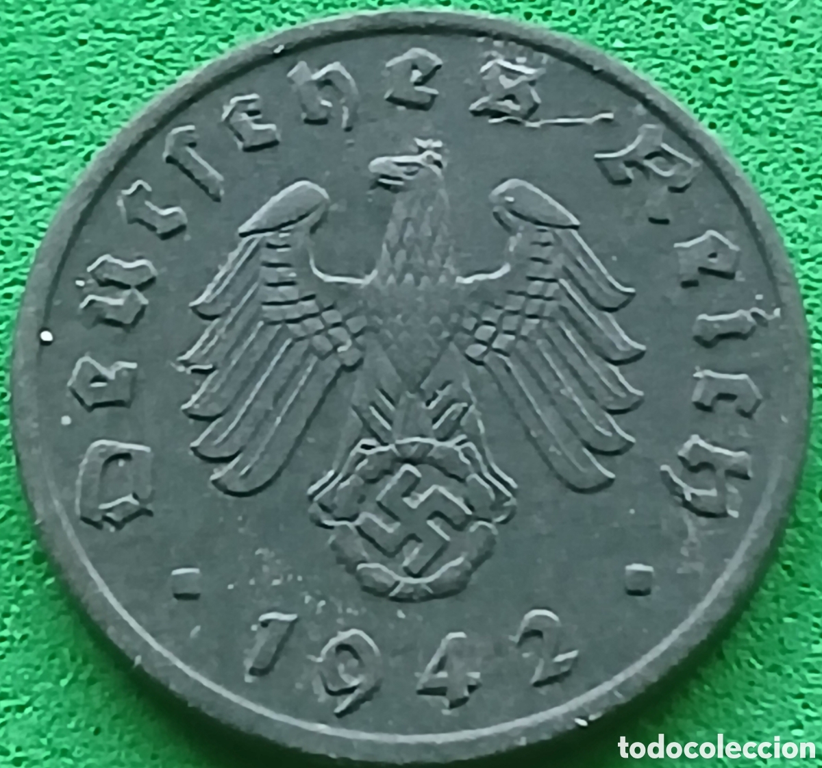 Monedas antiguas de Europa: Alemania Tercer Reich 1 reichspfennig 1942 A km#97