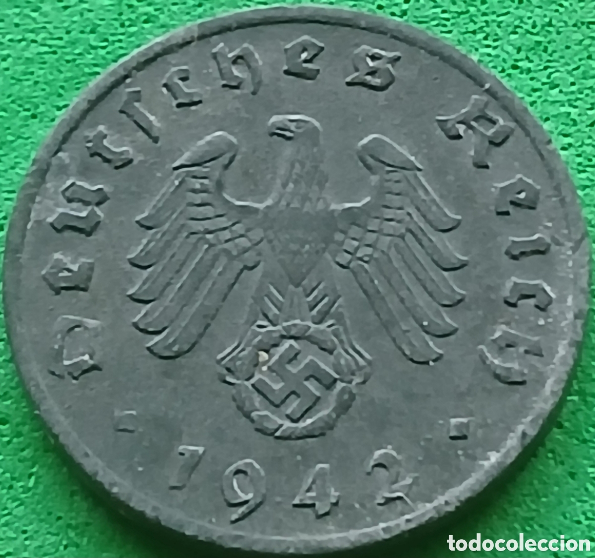 Monedas antiguas de Europa: Alemania Tercer Reich 1 reichspfennig 1942 J km#97