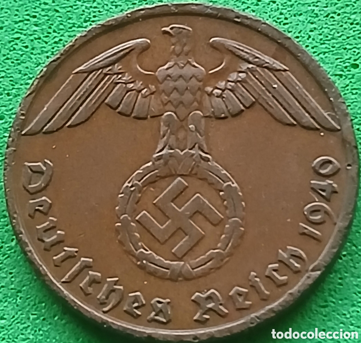 Monedas antiguas de Europa: Alemania Tercer Reich 1 reichspfennig 1940 A km#89