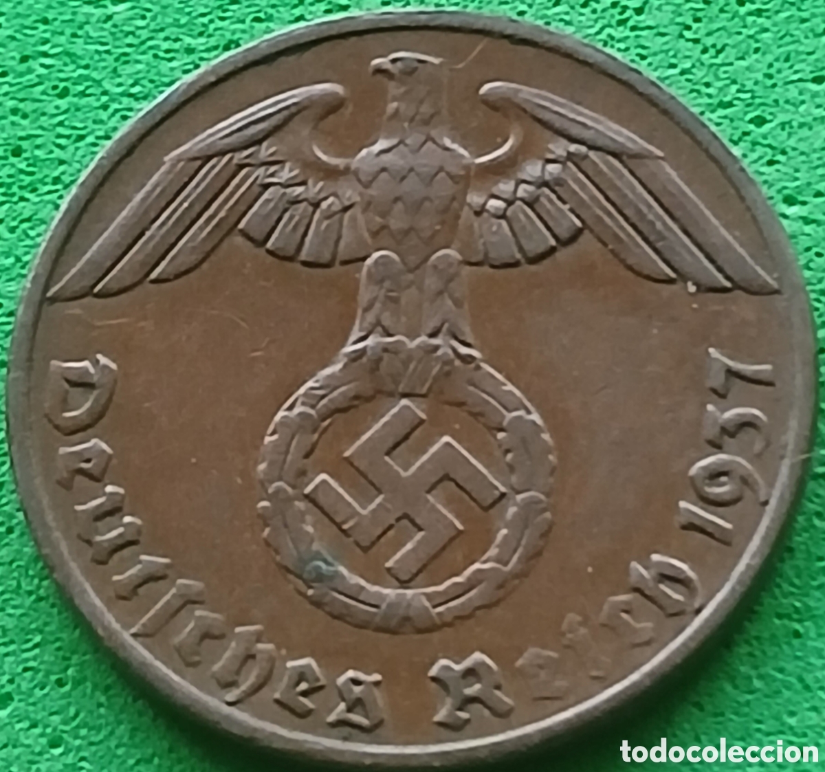 Monedas antiguas de Europa: Alemania Tercer Reich 1 reichspfennig 1937 A km#89