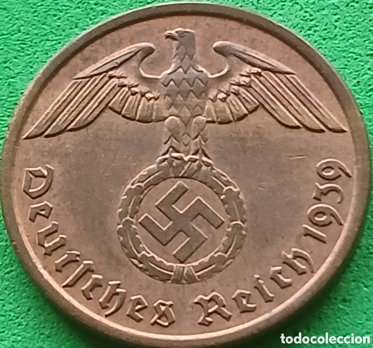 Monedas antiguas de Europa: Alemania Tercer Reich 2 reichspfennig 1939 A km#90