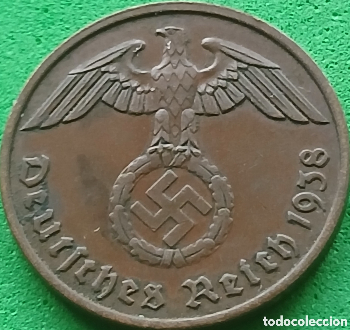 Monedas antiguas de Europa: Alemania Tercer Reich 2 reichspfennig 1938 A km#90