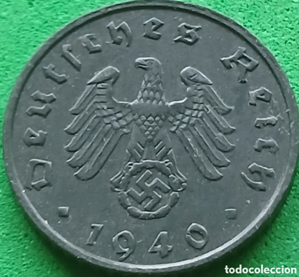 Monedas antiguas de Europa: Alemania Tercer Reich 5 reichspfennig 1940 A km#100