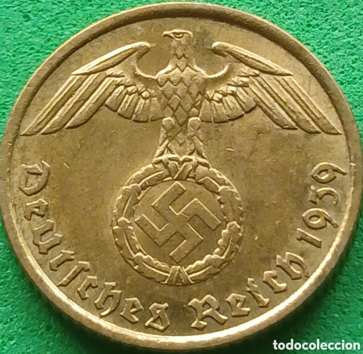 Monedas antiguas de Europa: Alemania Tercer Reich 5 reichspfennig 1939 A km#91