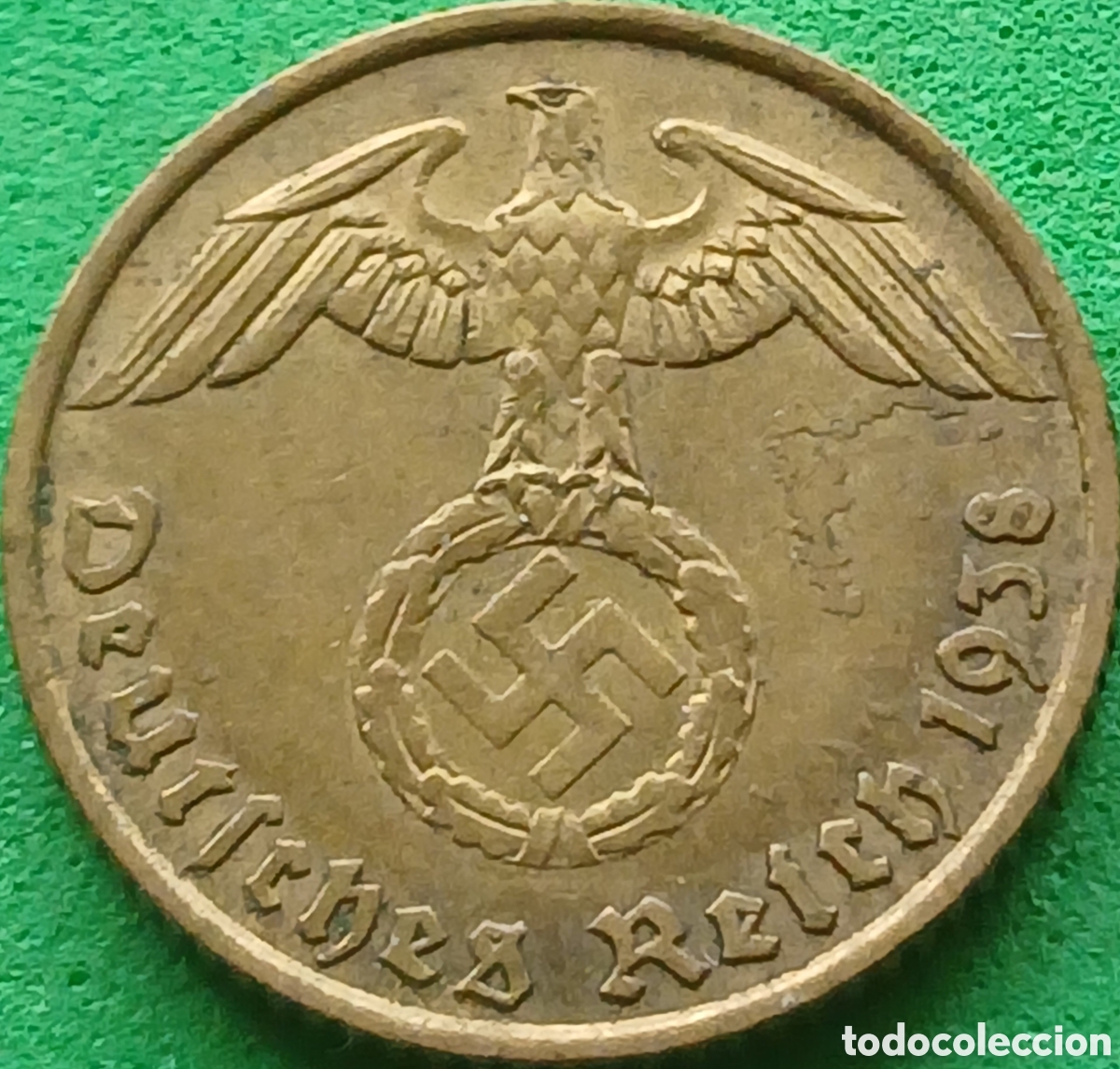 Monedas antiguas de Europa: Alemania Tercer Reich 5 reichspfennig 1938 A km#91