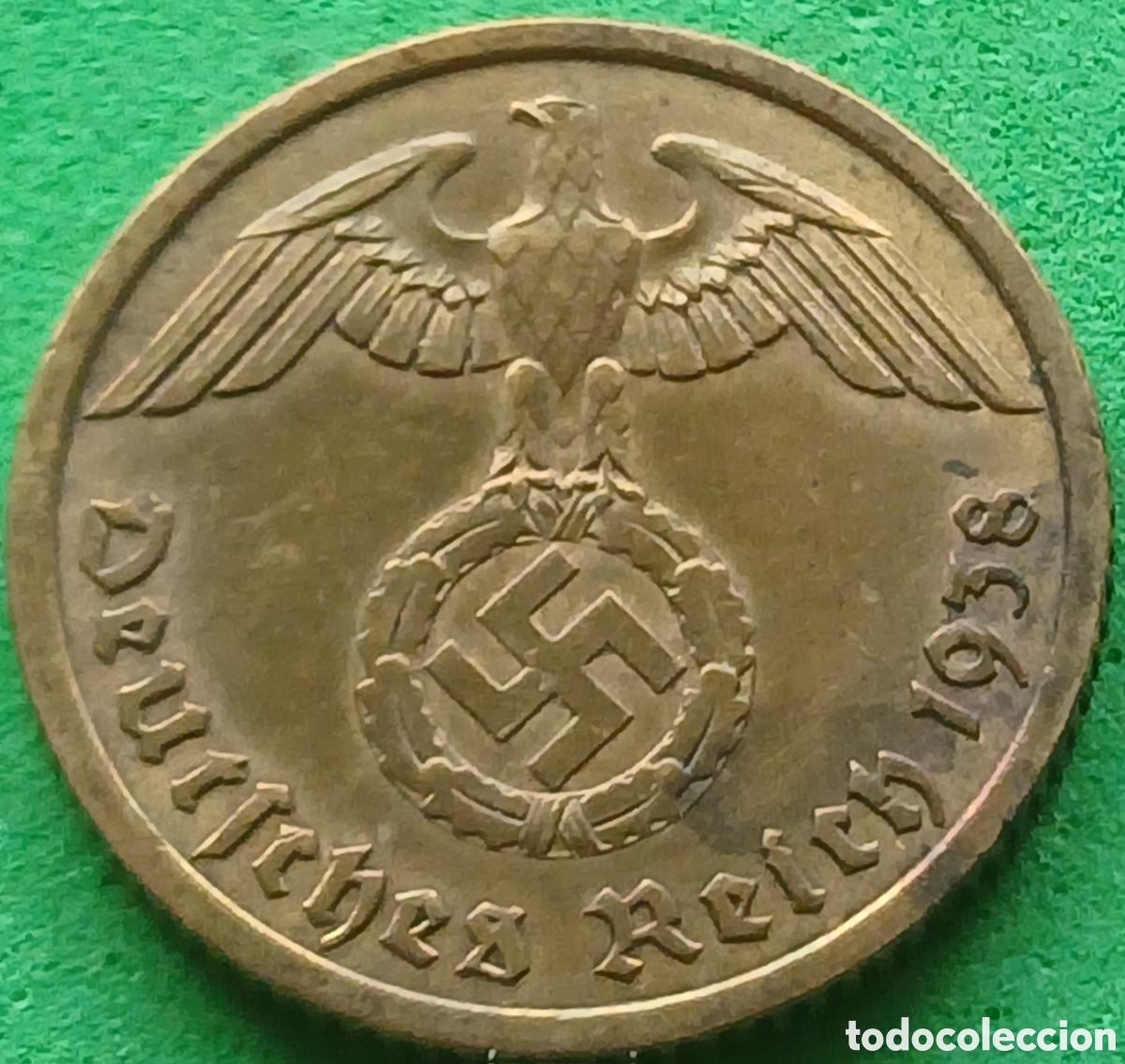 Monedas antiguas de Europa: Alemania Tercer Reich 10 reichspfennig 1938 A km#92