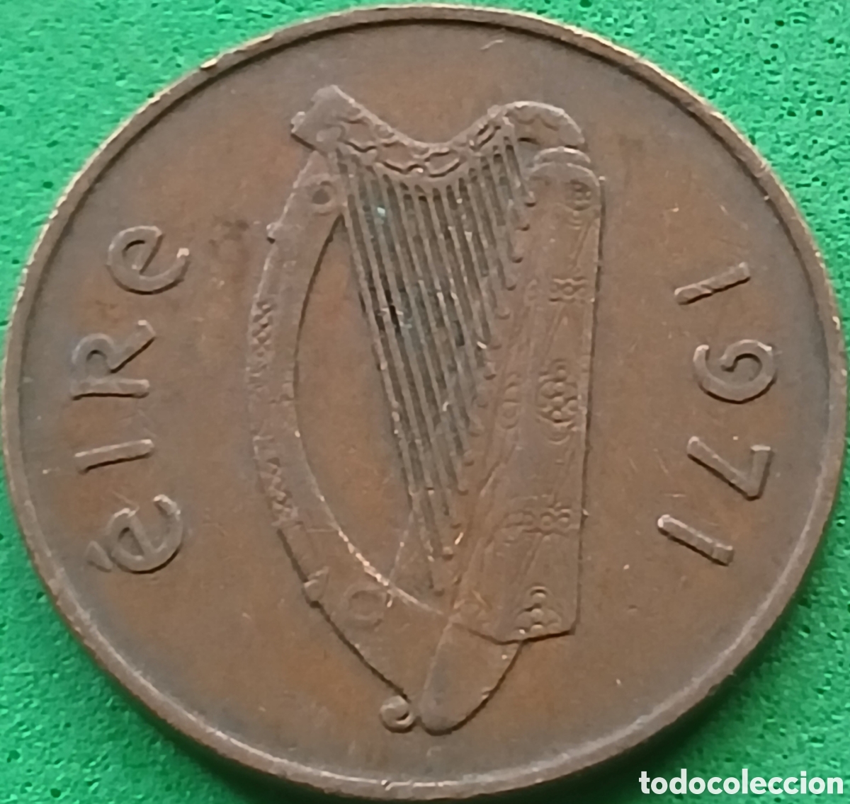 Monedas antiguas de Europa: Irlanda 2 peniques 1971 km#21
