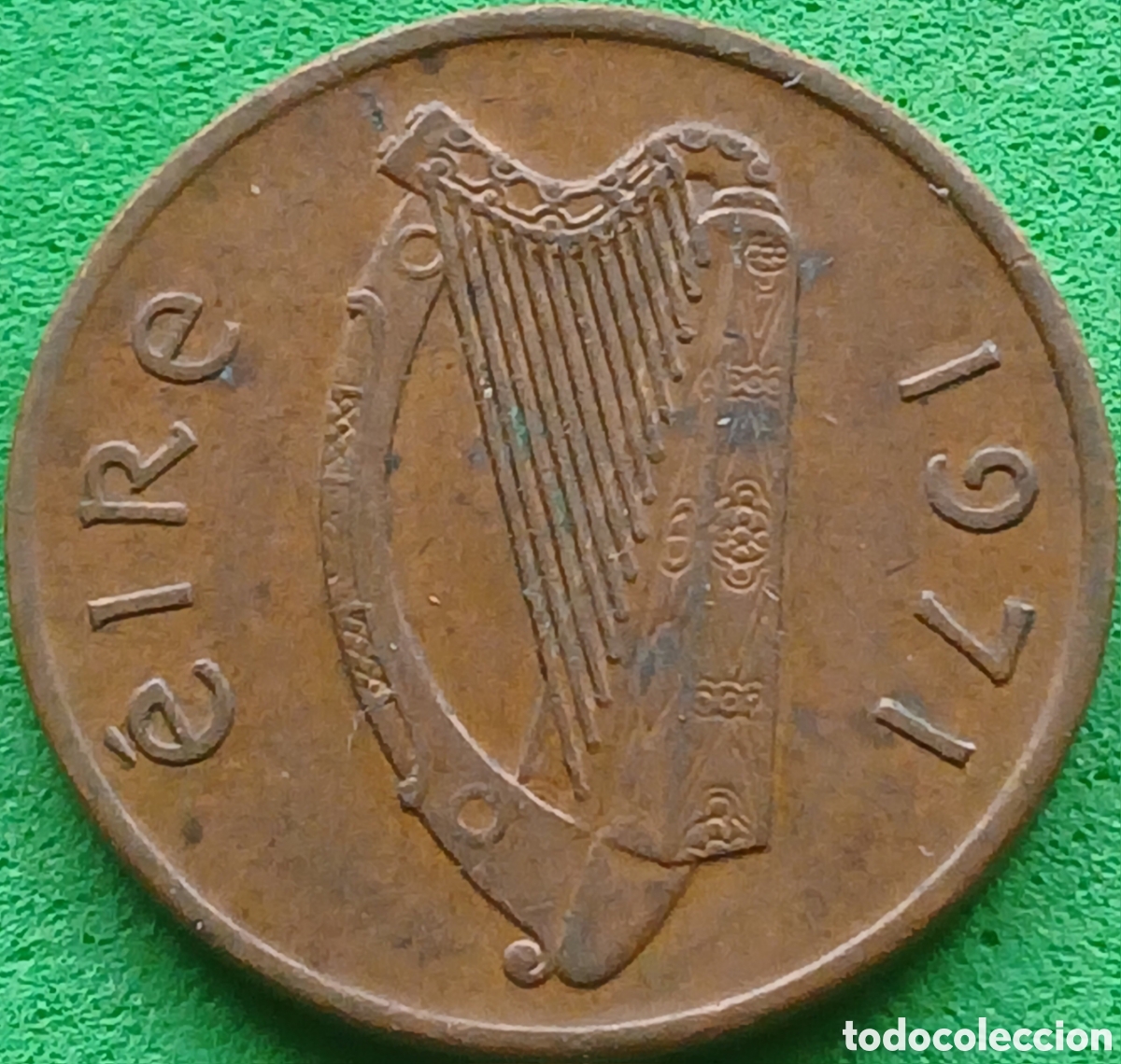 Monedas antiguas de Europa: Irlanda 1 penique 1971 km#20