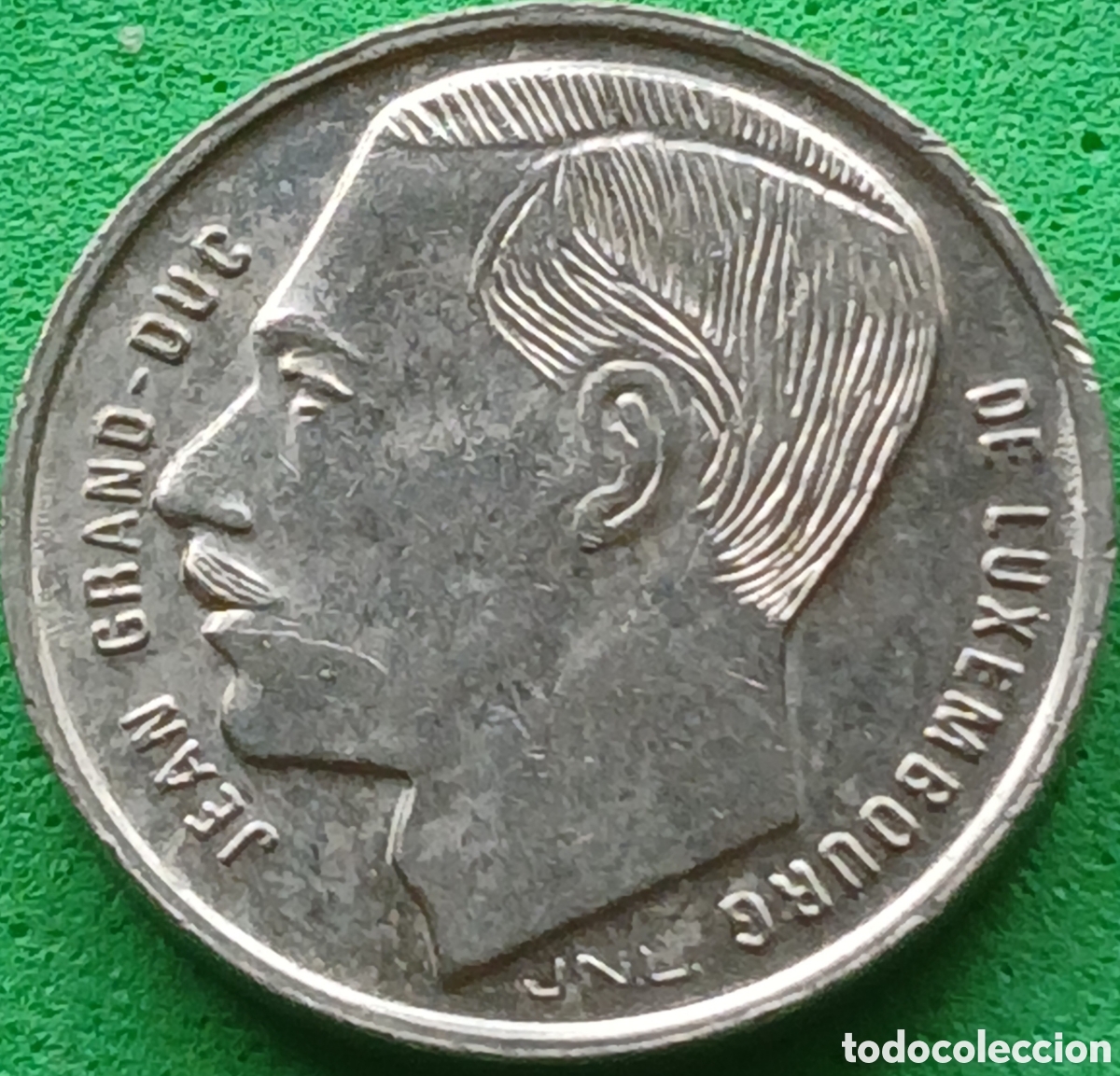 Monedas antiguas de Europa: Luxemburgo 1 franco 1988 km#63