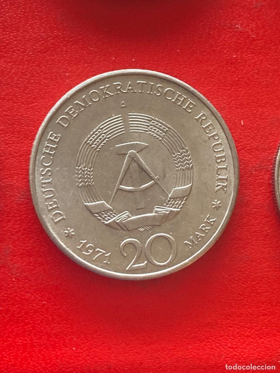 Monedas antiguas de Europa: M&uuml;nze M&uuml;nzen Gedenkm&uuml;nze DDR 20 Mark 1971 Ernst Th&auml;lmann