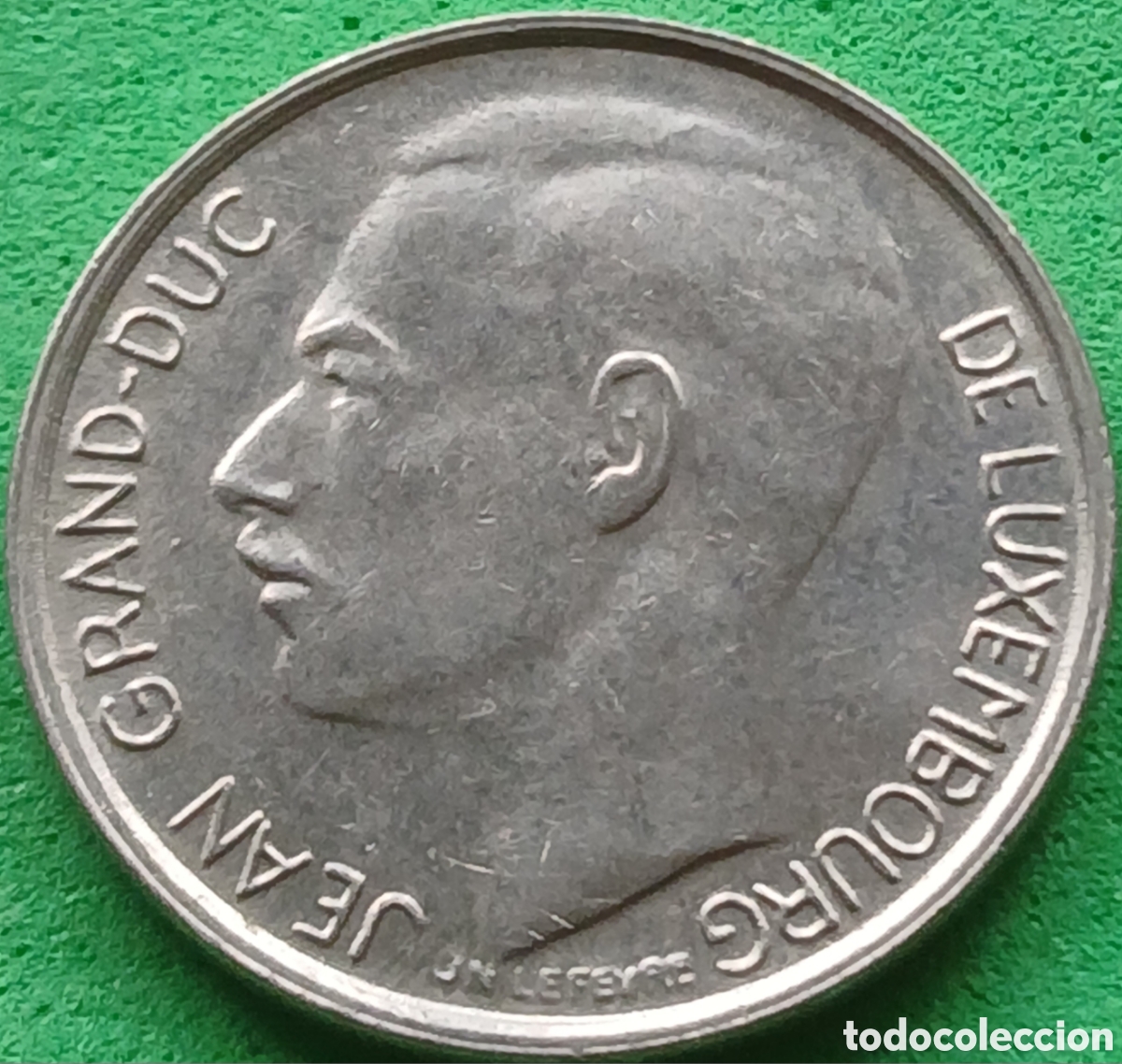 Monedas antiguas de Europa: Luxemburgo 1 franco 1984 km#55