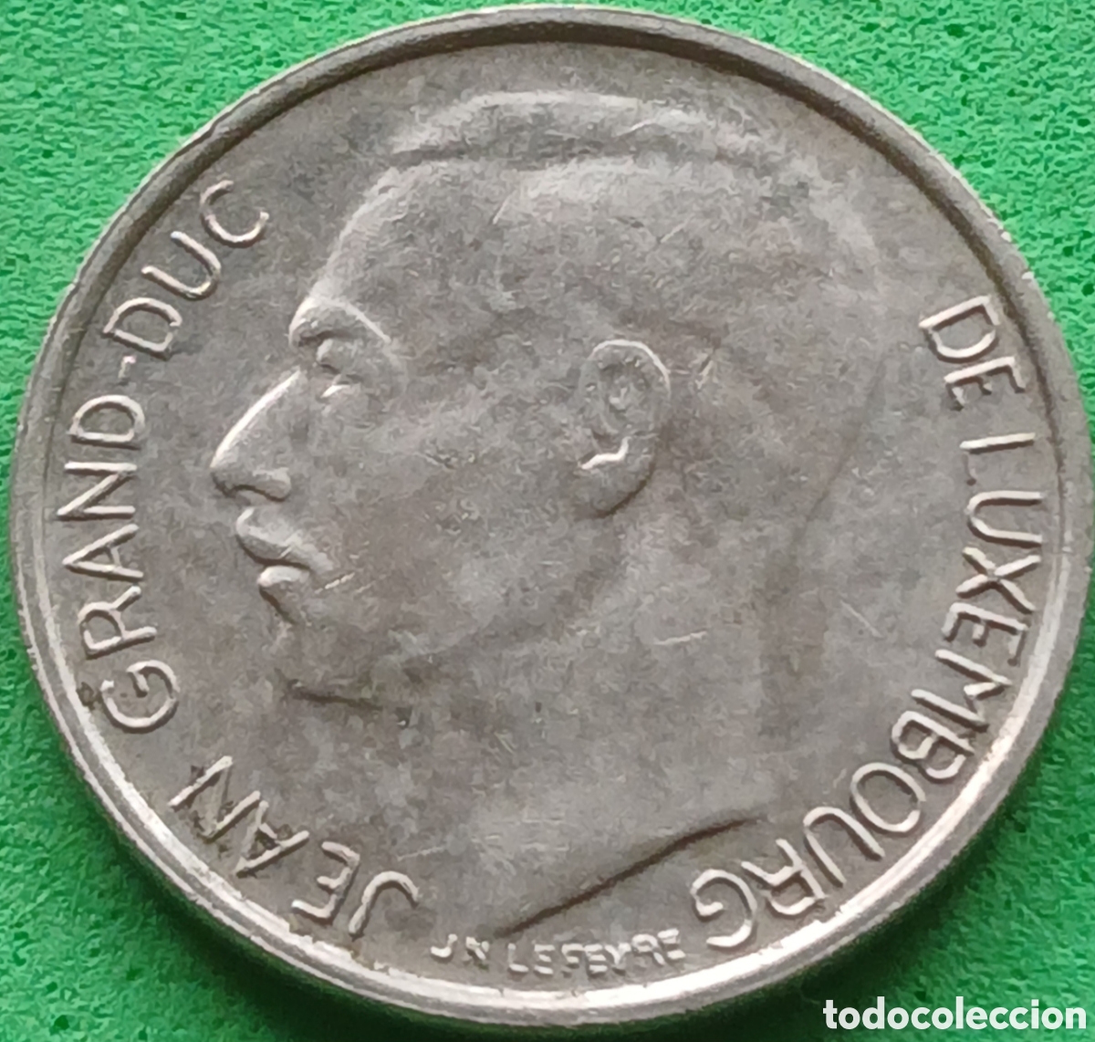 Monedas antiguas de Europa: Luxemburgo 1 franco 1982 km#55