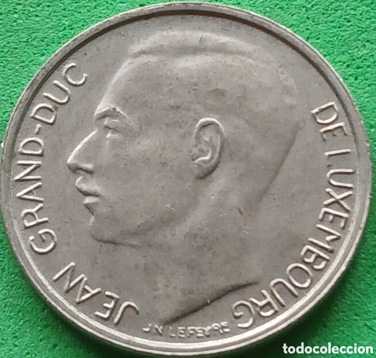 Monedas antiguas de Europa: Luxemburgo 1 franco 1981 km#55