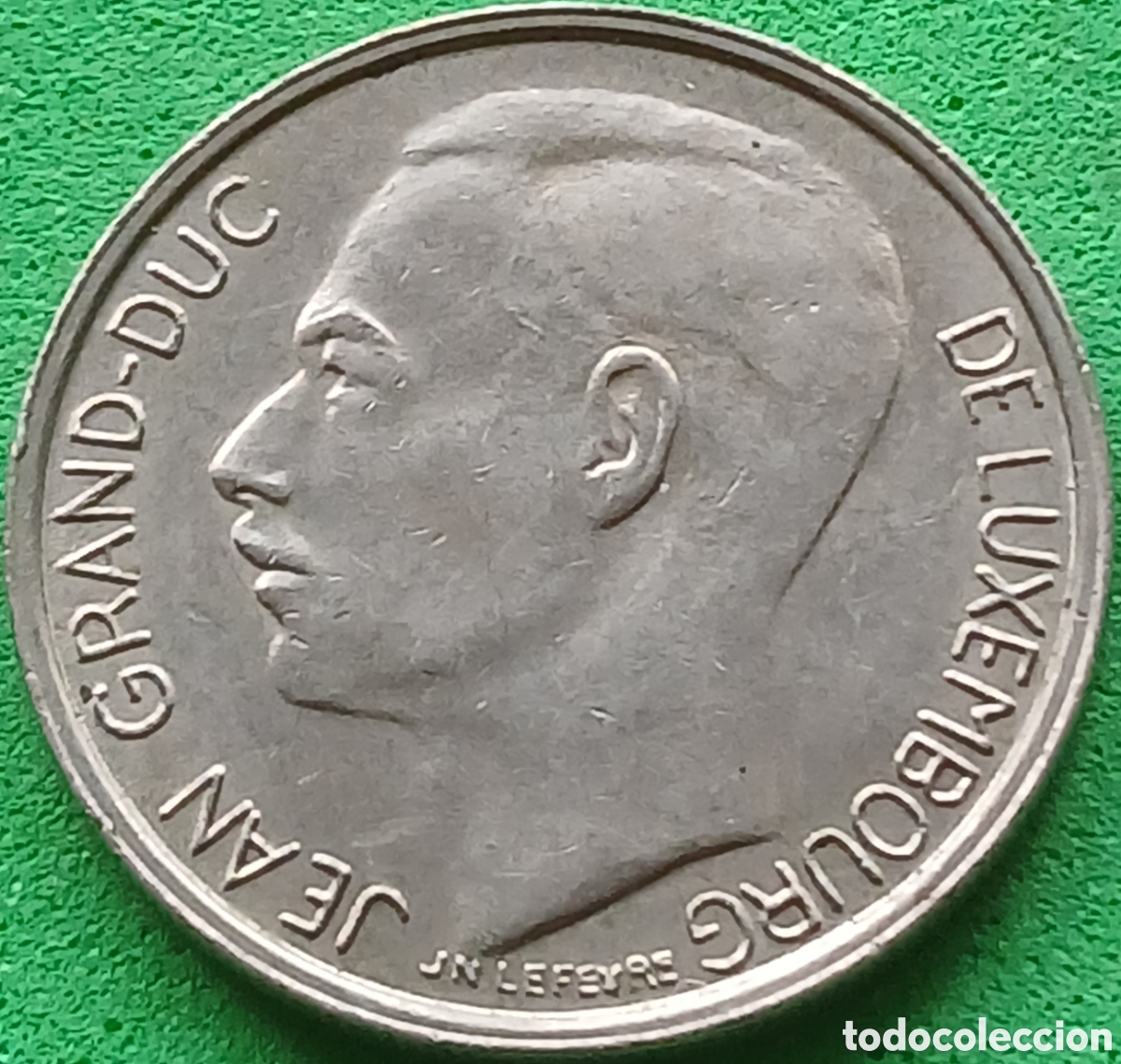 Monedas antiguas de Europa: Luxemburgo 1 franco 1980 km#55
