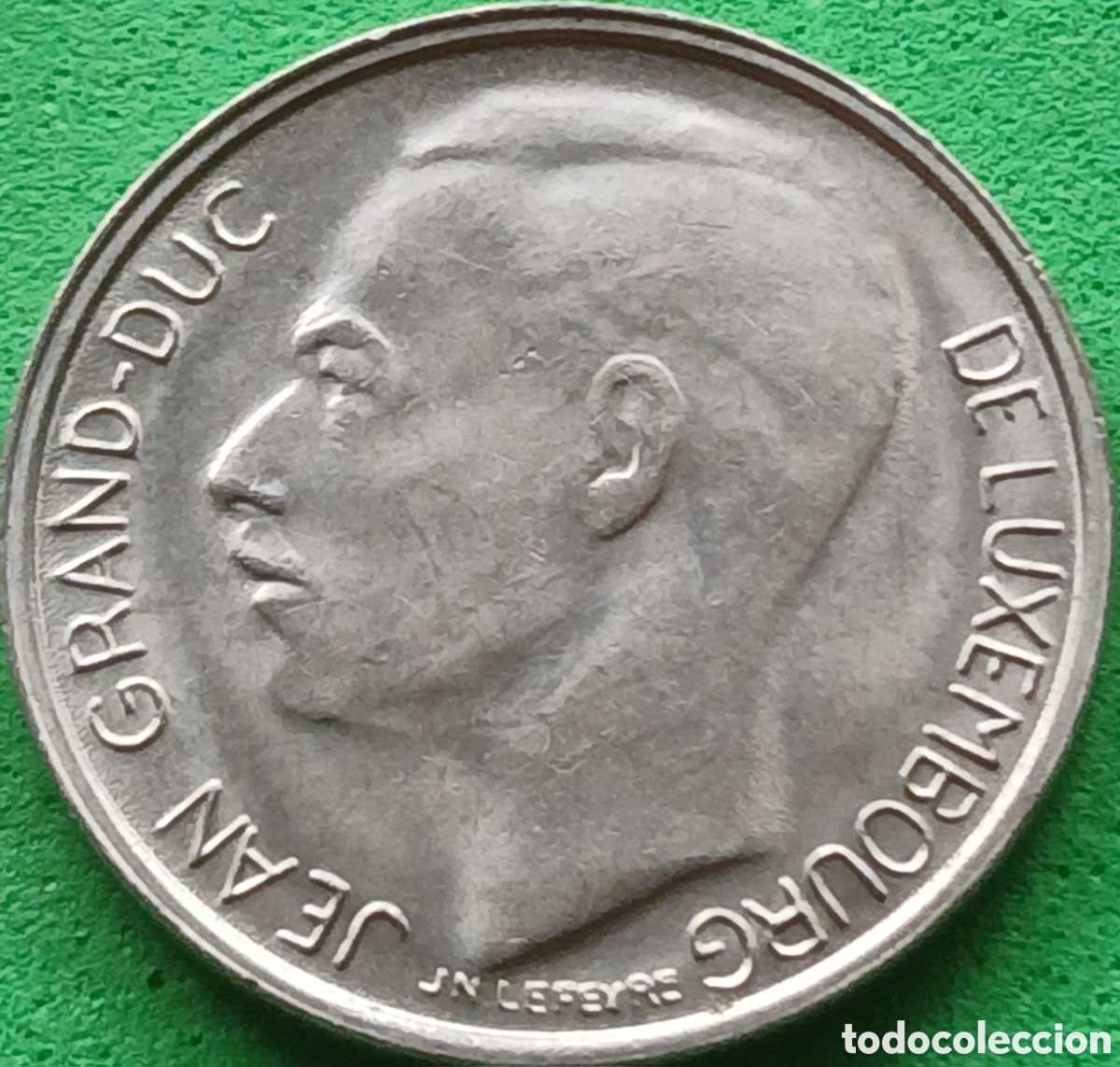 Monedas antiguas de Europa: Luxemburgo 1 franco 1978 km#55