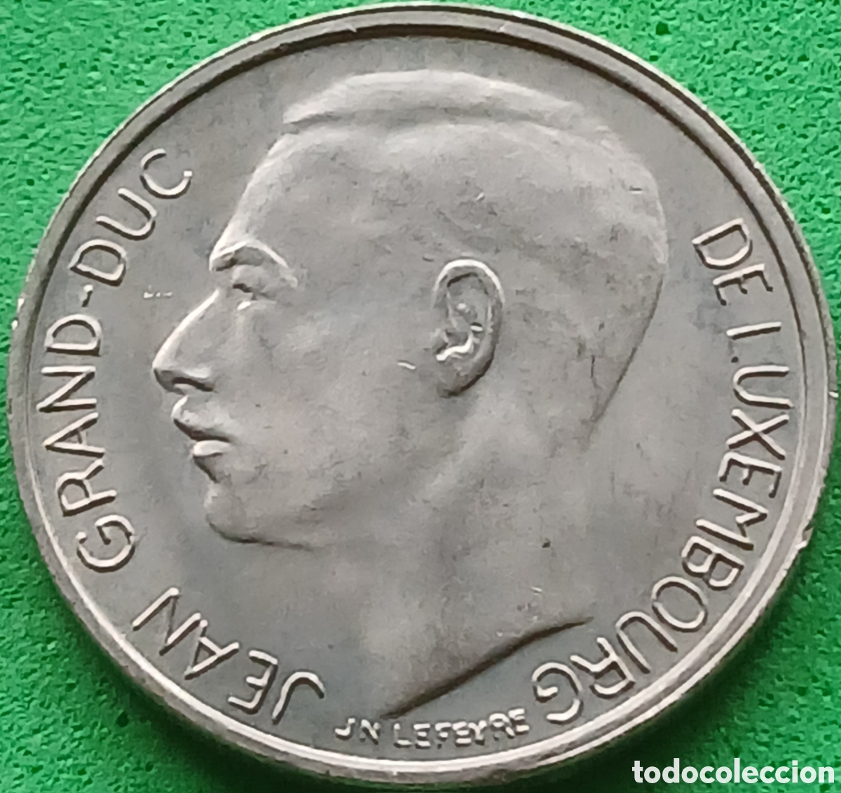 Monedas antiguas de Europa: Luxemburgo 1 franco 1976 km#55