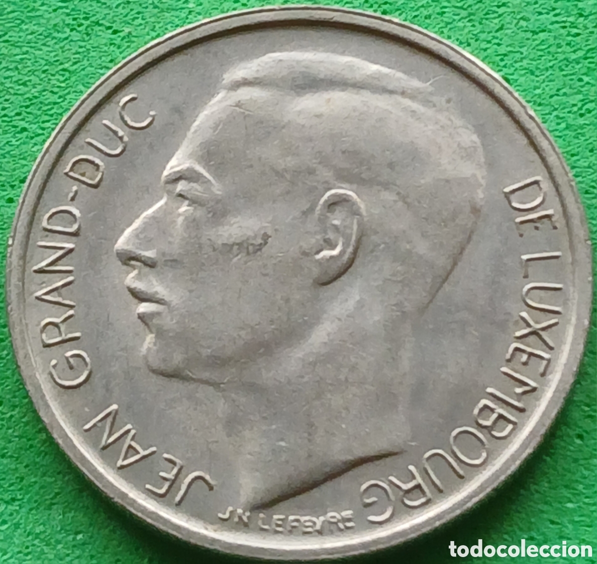 Monedas antiguas de Europa: Luxemburgo 1 franco 1973 km#55