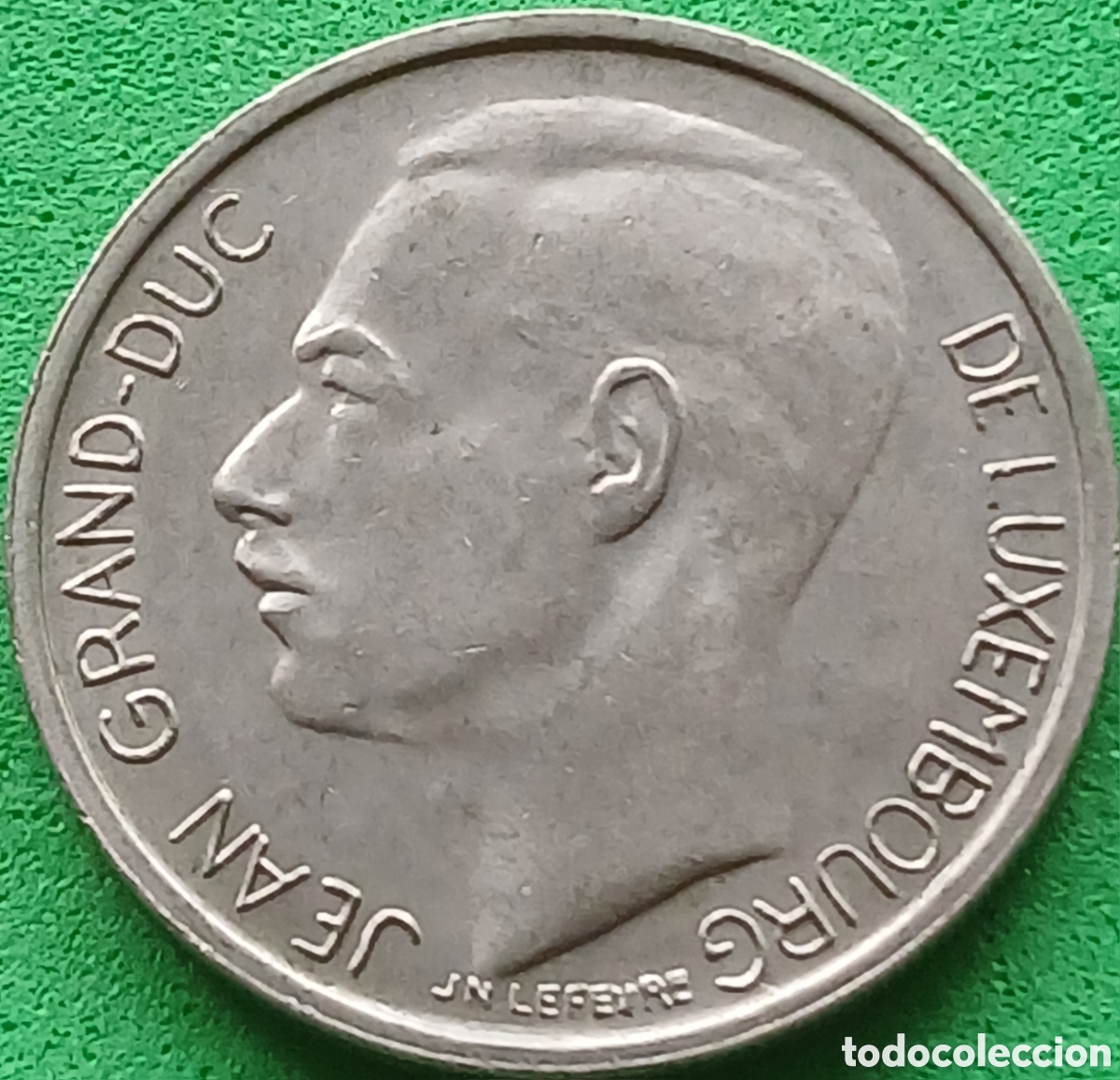 Monedas antiguas de Europa: Luxemburgo 1 franco 1972 km#55