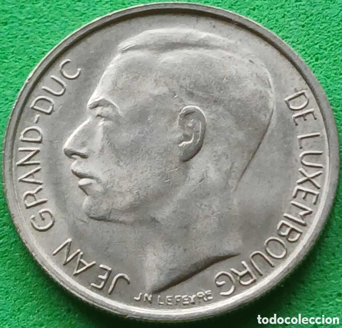 Monedas antiguas de Europa: Luxemburgo 1 franco 1970 km#55