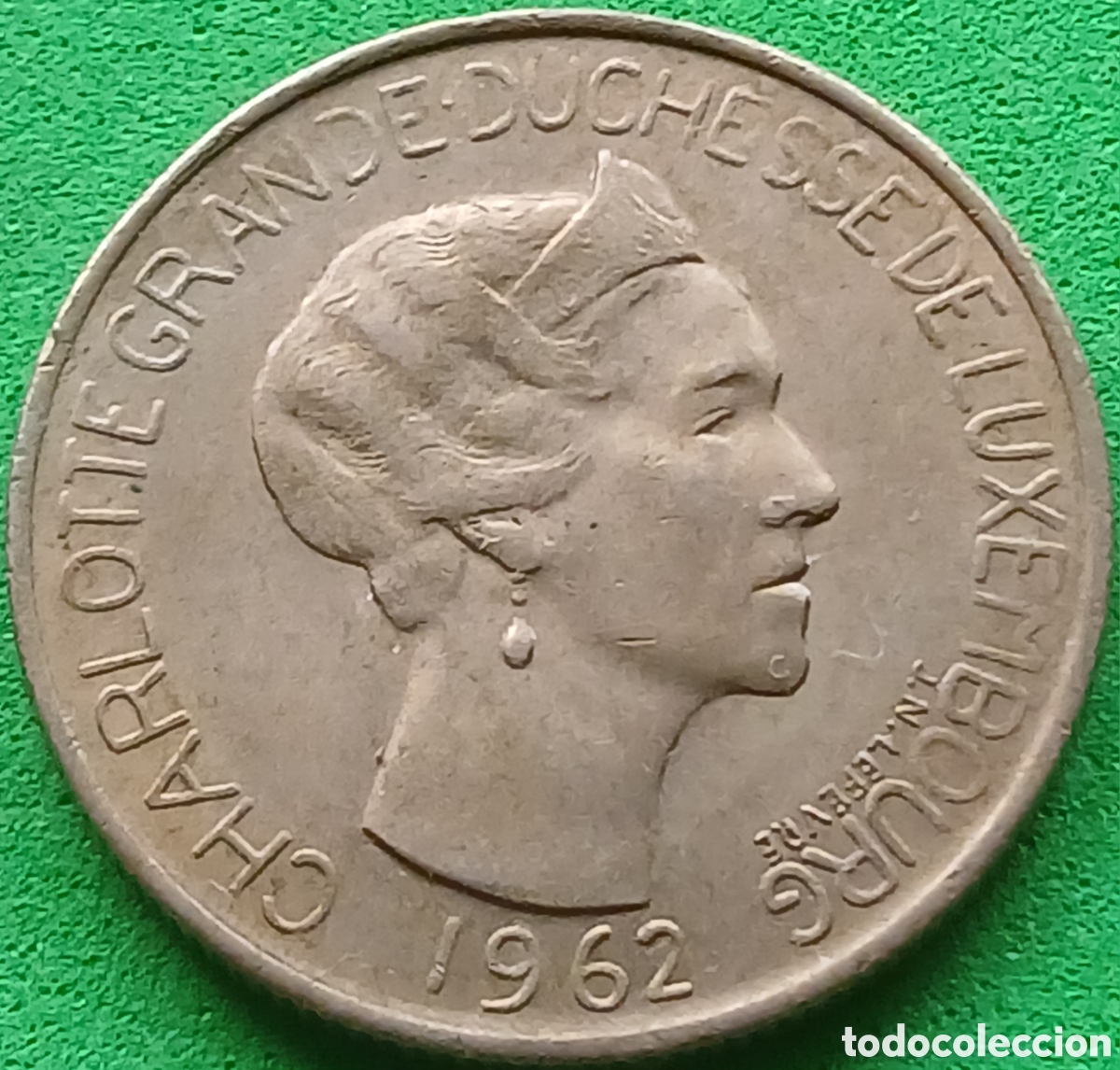 Monedas antiguas de Europa: Luxemburgo 5 francos 1962 km#51