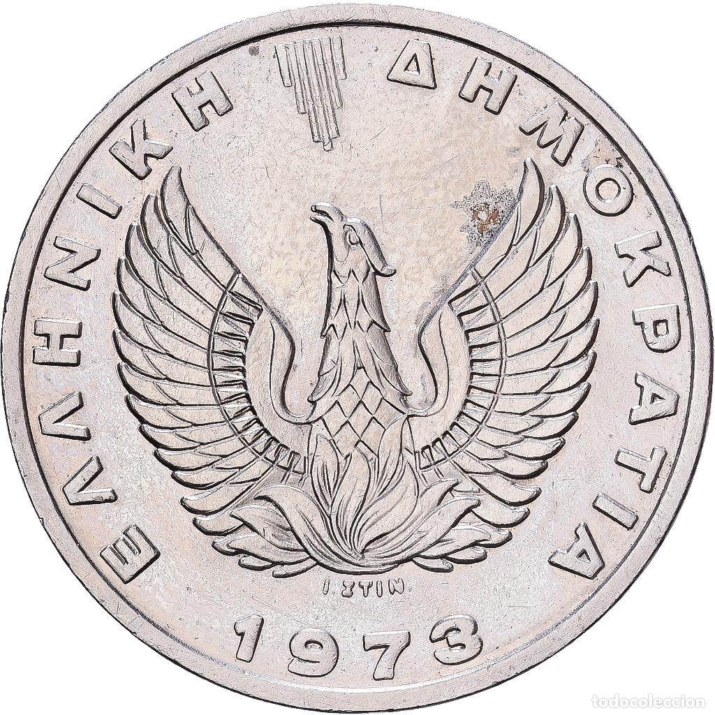 Monedas antiguas de Europa: [#1224576] Grecia, 20 Drachmai, 1973, Cobre - n&iacute;quel, MBC, KM:112