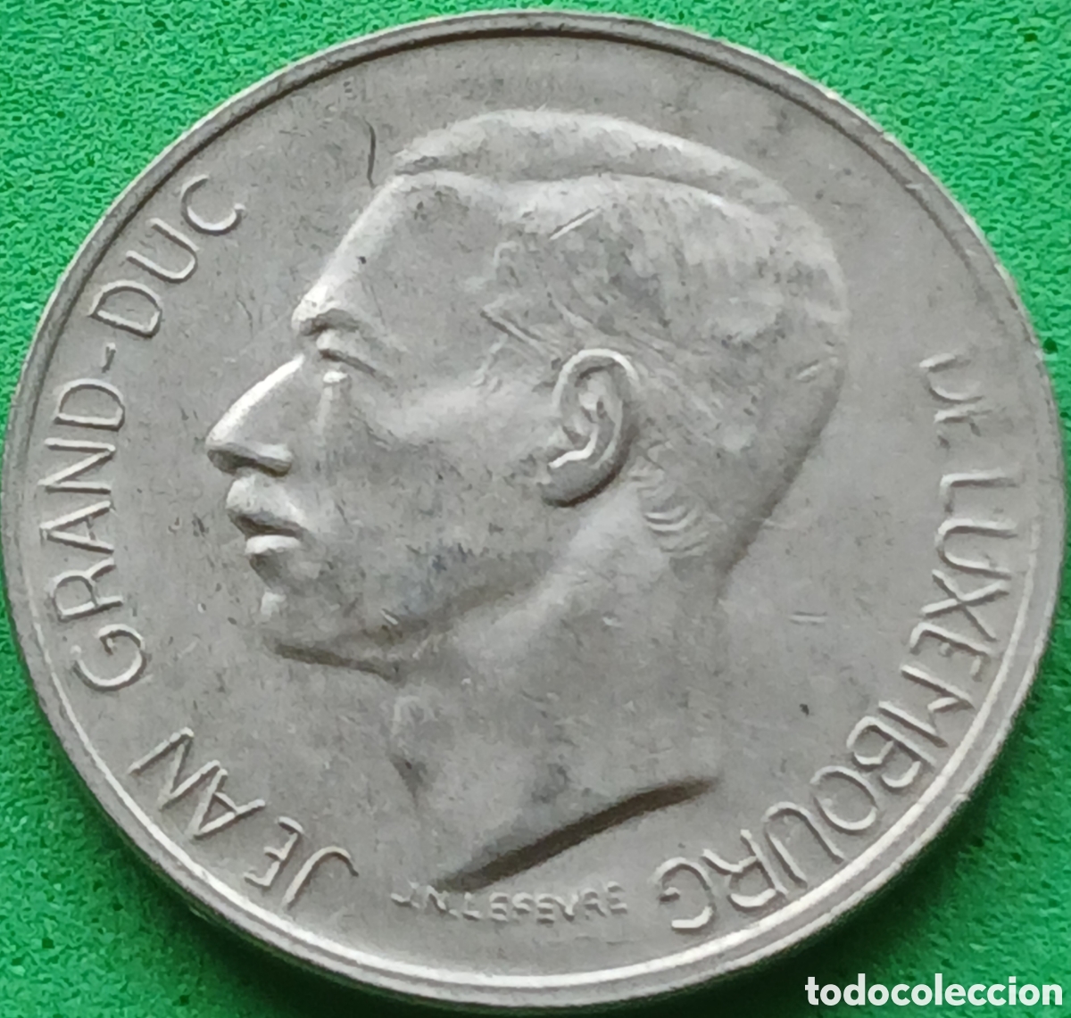 Monedas antiguas de Europa: Luxemburgo 10 francos 1971 km#57