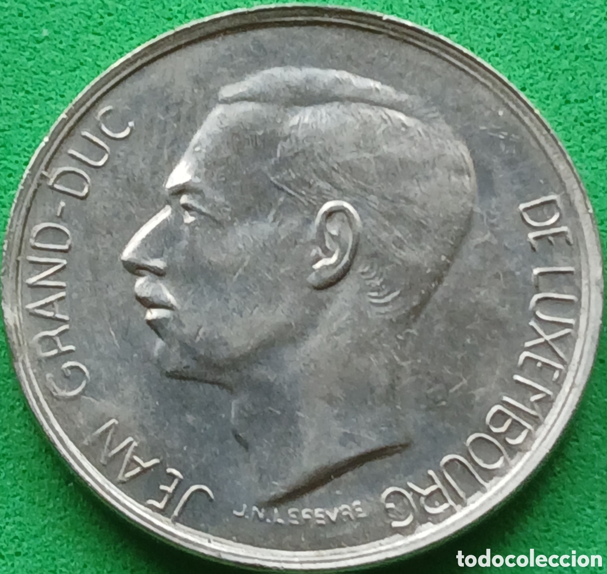 Monedas antiguas de Europa: Luxemburgo 10 francos 1972 km#57