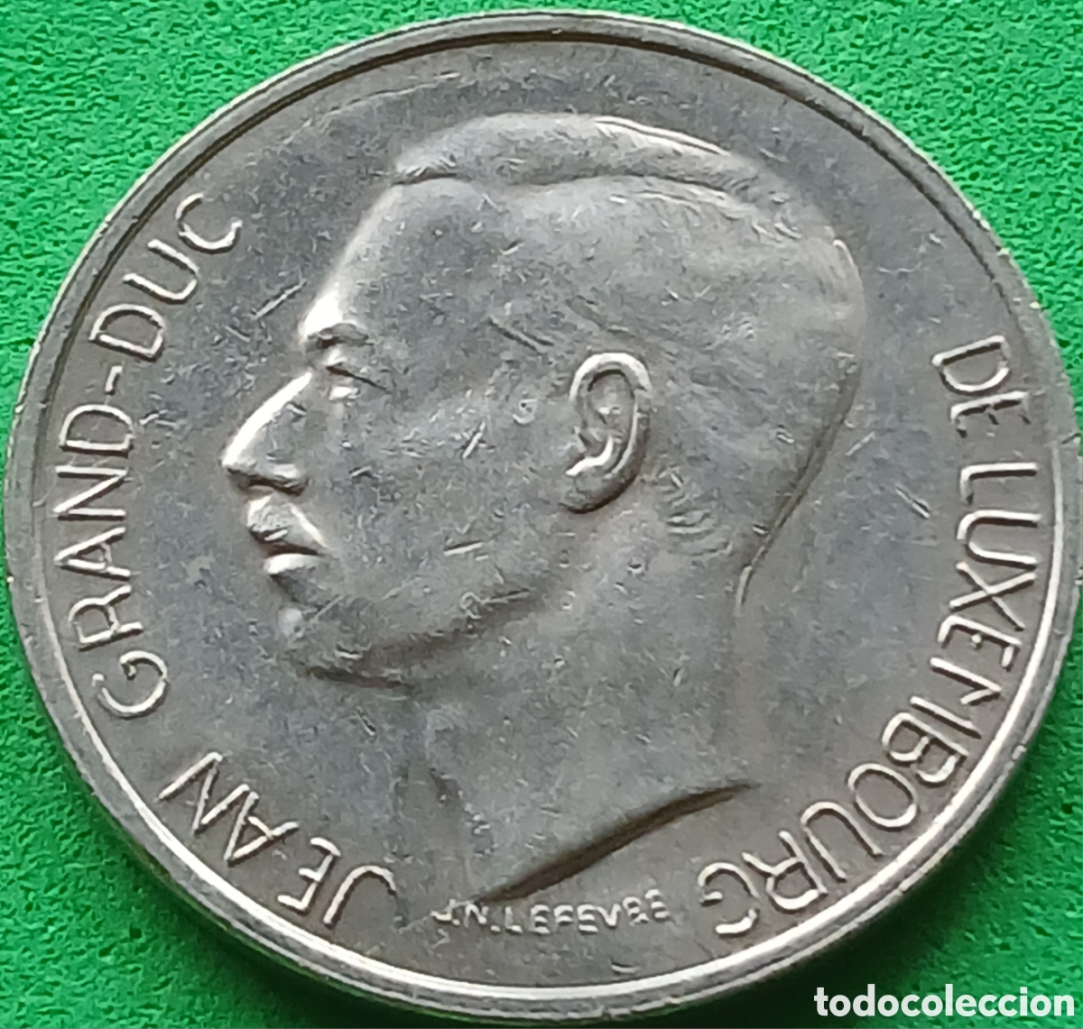 Monedas antiguas de Europa: Luxemburgo 10 francos 1976 km#57