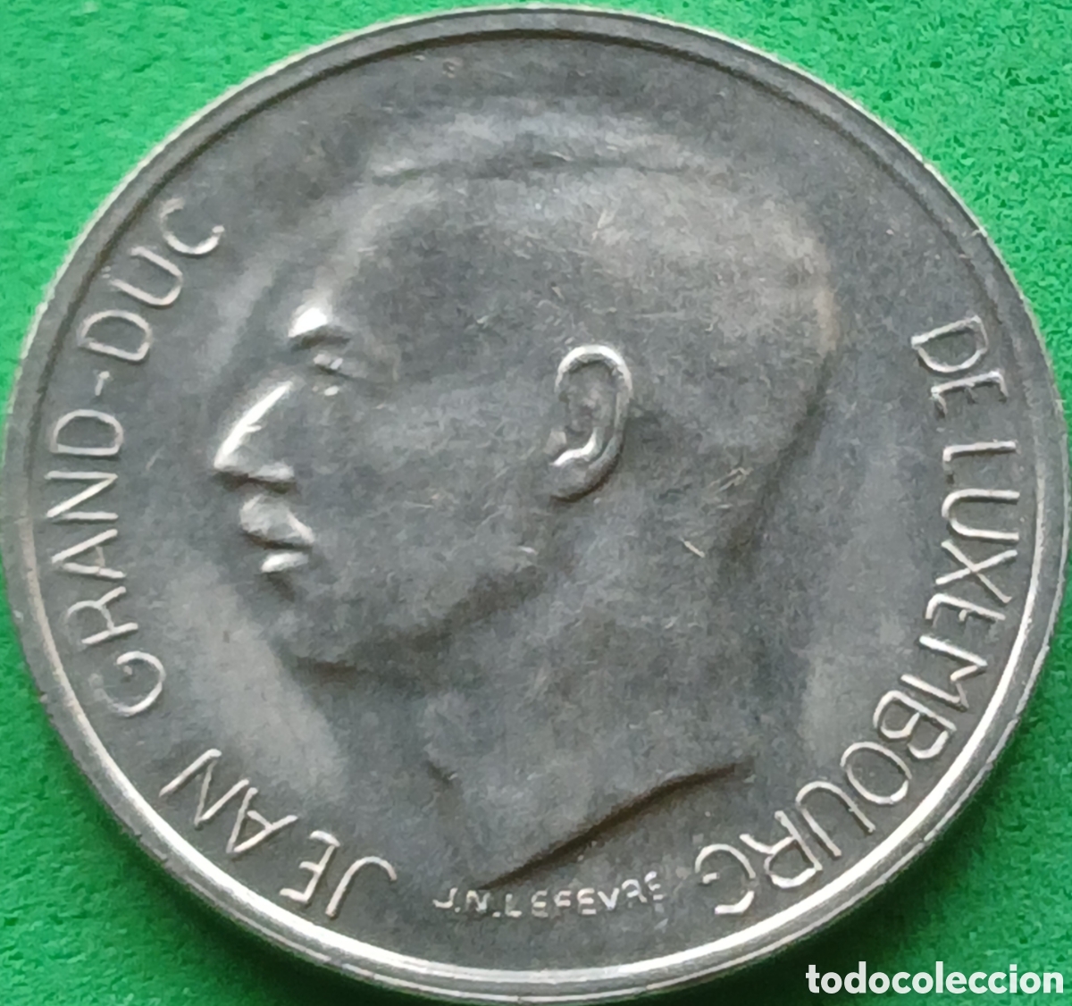 Monedas antiguas de Europa: Luxemburgo 10 francos 1977 km#57