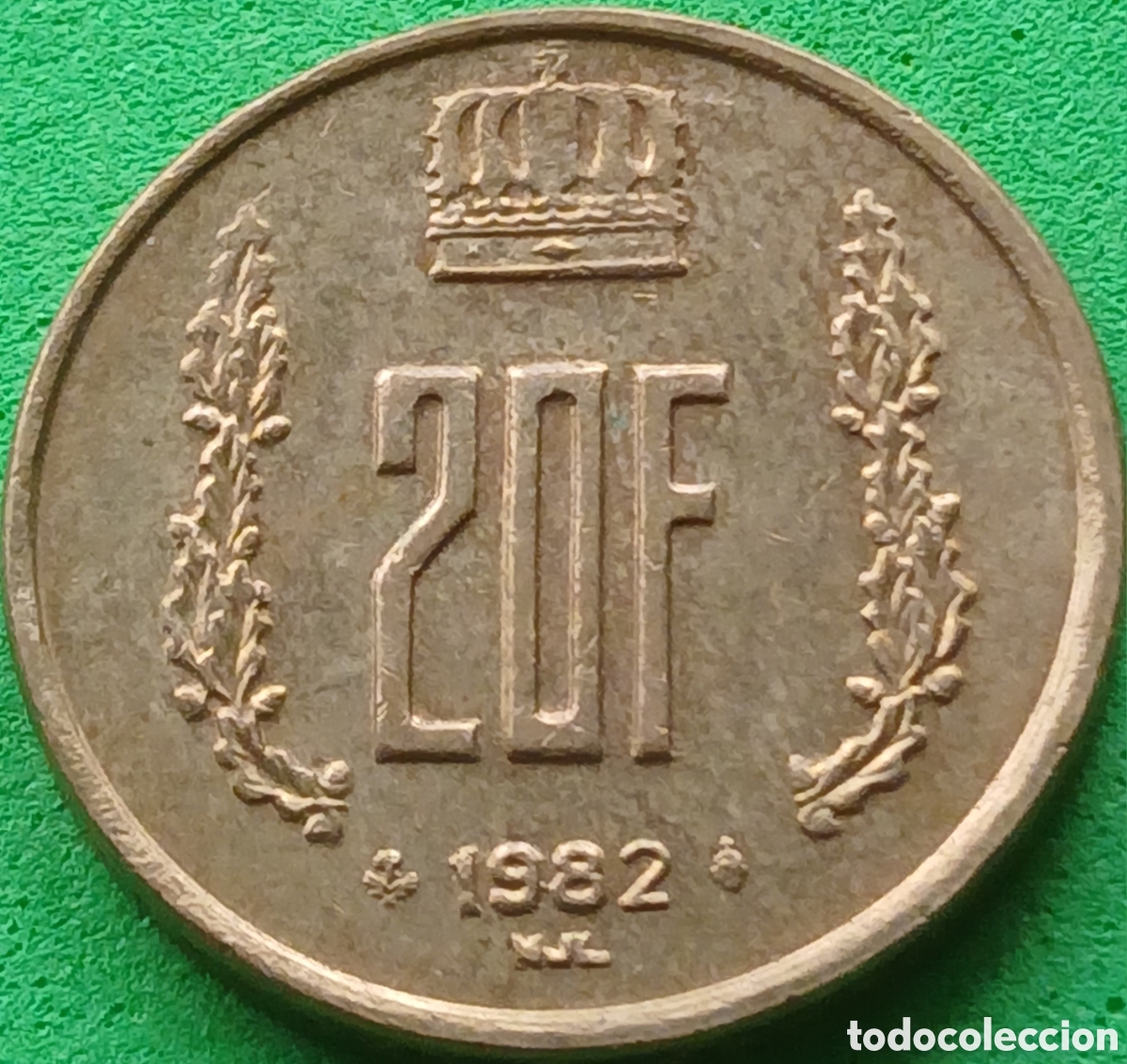 Monedas antiguas de Europa: Luxemburgo 20 francos 1982 km#58