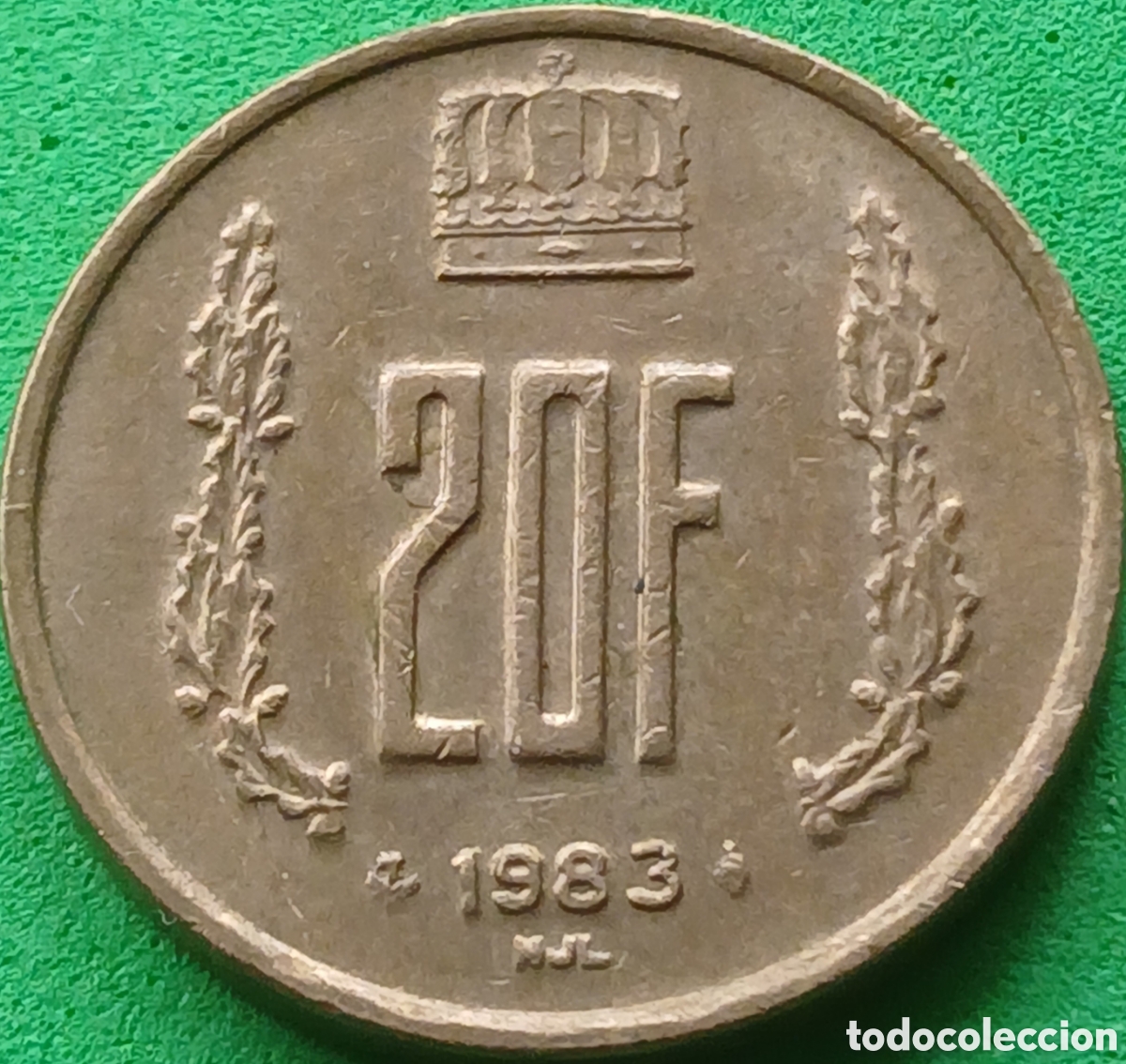 Monedas antiguas de Europa: Luxemburgo 20 francos 1983 km#58