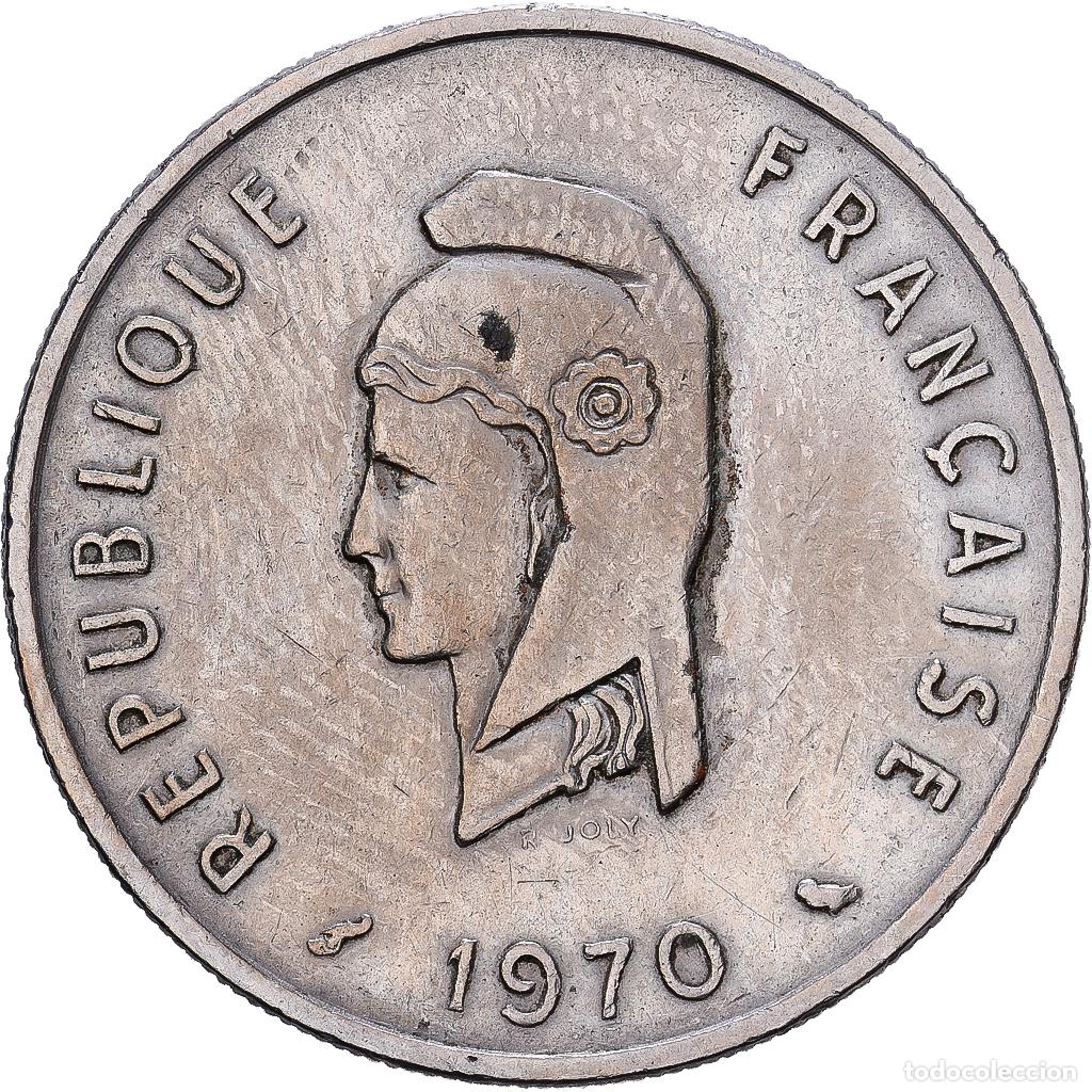 Monedas antiguas de Europa: [#1224584] TERRITORIO FRANC&Eacute;S DE LOS AFARS E ISSAS, 50 Francs, 1970, Paris, Cobre -