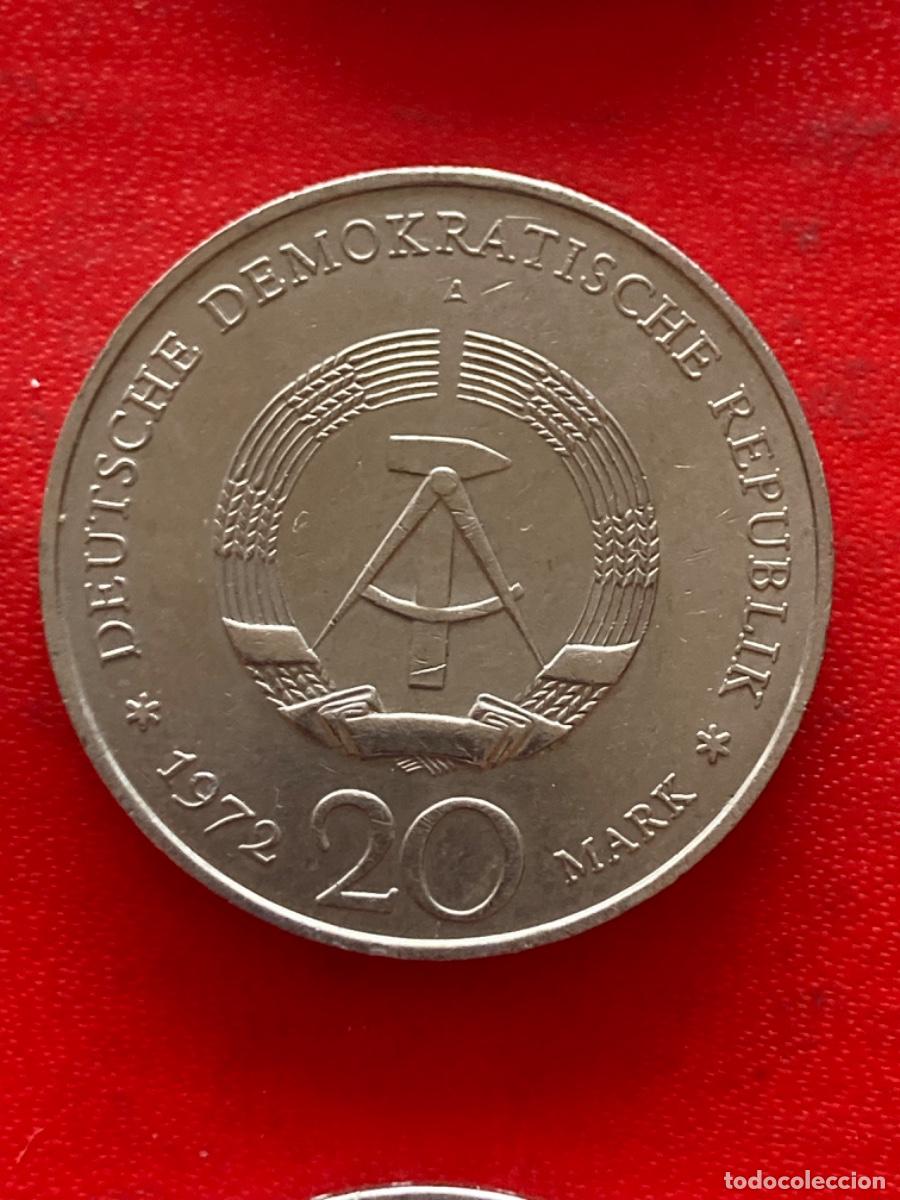 Monedas antiguas de Europa: M&uuml;nze M&uuml;nzen Gedenkm&uuml;nze DDR 20 Mark 1972 Friedrich Schiller